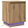 vidaXL Bedside Cabinet 2 pcs Artisan Oak 39 x 34.5 x 50 cm