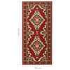 vidaXL Runner Rug BCF Oriental Red 80x150 cm
