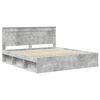 vidaXL Bed Frame with Headboard Concerte 200 x 200 cm Solid Pine Wood