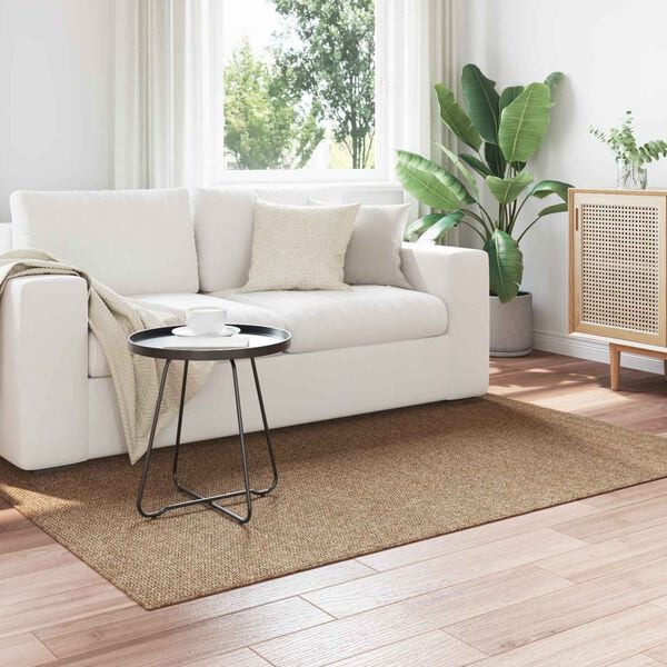 vidaXL Area Rugs Rectangular Natural 200 x 140 cm Polyester