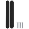 vidaXL Cabinet Handle 2 pcs Black 121 x 16.6 x 28.3 mm Iron