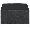 vidaXL Garden Bench Cover Black 134 x 70 x 65 / 94 cm 420D fabric