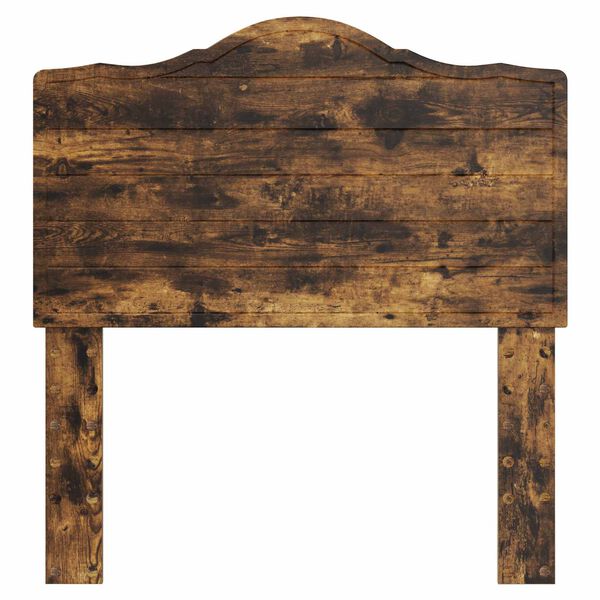 vidaXL Headboard Smoked Oak 90 cm Engineered wood