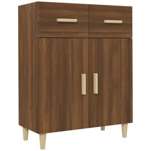 vidaXL Sideboard Brown Oak 69.5x34x90 cm Engineered Wood
