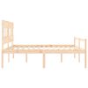vidaXL Senior Bed without Mattress Super King Size Solid Wood