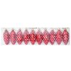 vidaXL Christmas Pine Cone Ball 40 pcs Red