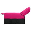 vidaXL Horse Blanket Pink and Black 95 cm Polyester