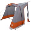 vidaXL Tailgate Tent Grey and Orange 285 x 255 x 245 cm Taffeta