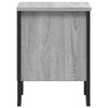 vidaXL Bedside Cabinet Grey Sonoma 2 pcs 40x30x40 cm Engineered Wood