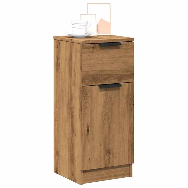 vidaXL Sideboards 2 pcs Artisan Oak 30x30x70 cm Engineered Wood