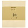 vidaXL Table Cloth 5 pcs Cream White 140 x 140 cm Polyester