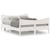 vidaXL Bed Frame without Mattress White 160x200 cm Solid Wood Pine
