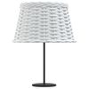 vidaXL Lamp Shade White Ø38x23 cm Wicker