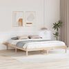 vidaXL Bed Frame Natural 180 x 200 cm Solid Pine Wood