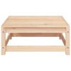 vidaXL Garden Sofa Armless with Footstool Solid Wood Pine