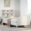 vidaXL Bookcase Bed without Mattress White 90x200cm Solid Wood Pine