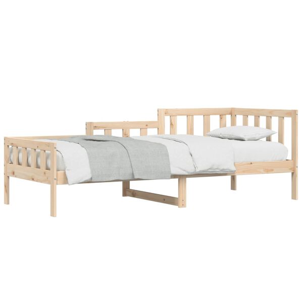vidaXL Day Bed without Mattress 90x190 cm Single Solid Wood Pine