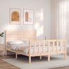 vidaXL Bed Frame without Mattress 140x200 cm Solid Wood Pine