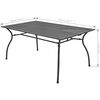 vidaXL 5 Piece Garden Dining Set Steel Anthracite