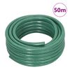 vidaXL Garden Hose with Fitting Set Green 0.5" 50 m PVC