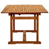 vidaXL 7 Piece Garden Dining Set Solid Wood Acacia and Textilene