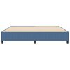vidaXL Platform Bed Frame Blue 200 x 200 cm Fabric