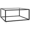 vidaXL Coffee Table | Black and transparent