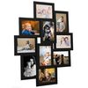 vidaXL Collage Photo Frame for 10x(13x18 cm) Picture Black MDF