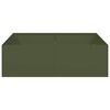 vidaXL Planter Olive Green 100x100x30 cm Steel