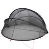 vidaXL Pool Dome Folding Manual Black 336 x 322 x 160 cm