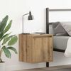 vidaXL Wall-Mounted Bedside Cabinets 2 pcs Artisan Oak 38x34x40 cm