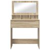 vidaXL Bedroom Dressing Tables Sonoma Oak 80 x 39.6 x 135 cm