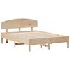 vidaXL Bed Frame without Mattress 135x190 cm Double Solid Wood Pine