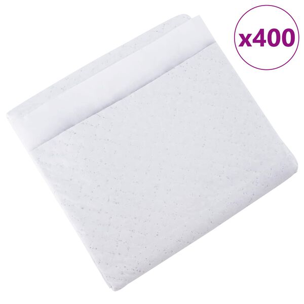 vidaXL Pet Training Pad Plain 400 pcs 60 x 45 cm