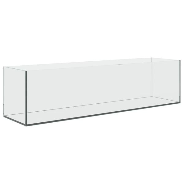 vidaXL Aquarium with Storage Transparent 80 x 20 x 20 cm Glass