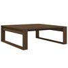 vidaXL Coffee Table Brown Oak 100x100x35 cm Engineered Wood