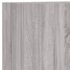 vidaXL 4 Piece TV Wall Units Grey Sonoma Engineered Wood