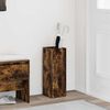 vidaXL Umbrella Stand Smoked Oak 20 x 20 x 55.5 cm Engineered Wood