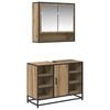 vidaXL Bathroom Furniture Set 2 pcs Artisan Oak Engineered Wood