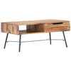 vidaXL Coffee Table 88x55x40 cm Solid Acacia Wood
