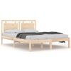 vidaXL Bed Frame without Mattress 120x190 cm Small Double Solid Wood