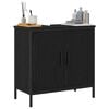 vidaXL Bathroom Sink Cabinet Black Oak 60 x 30 x 60 cm Engineered Wood