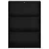 vidaXL Bookshelf Black Oak 80 x 30 x 114 cm Engineered Wood