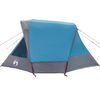 vidaXL Family Tent Cabin 6-Person Blue Waterproof