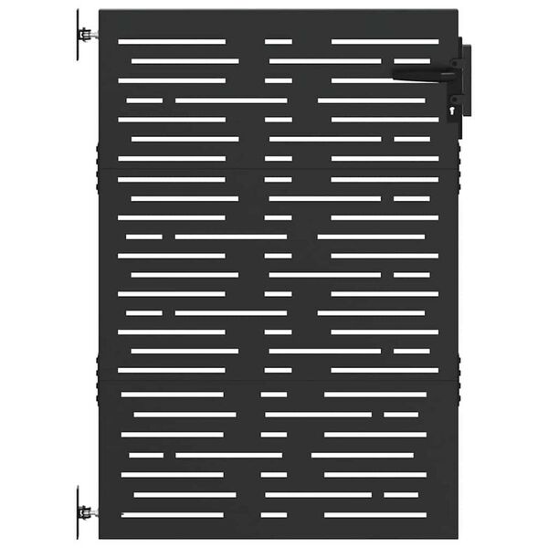 vidaXL Garden Gate 85x125 cm Corten Steel Square Design