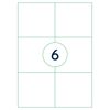 rillprint Self-adhesive Sticker Labels 105x99 mm 1000 Sheets White