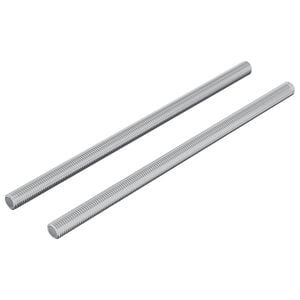 vidaXL Threaded Rods 2 pcs Silver M6 x 120 mm Metal