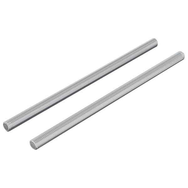vidaXL Threaded Rods 2 pcs Silver M6 x 120 mm Metal