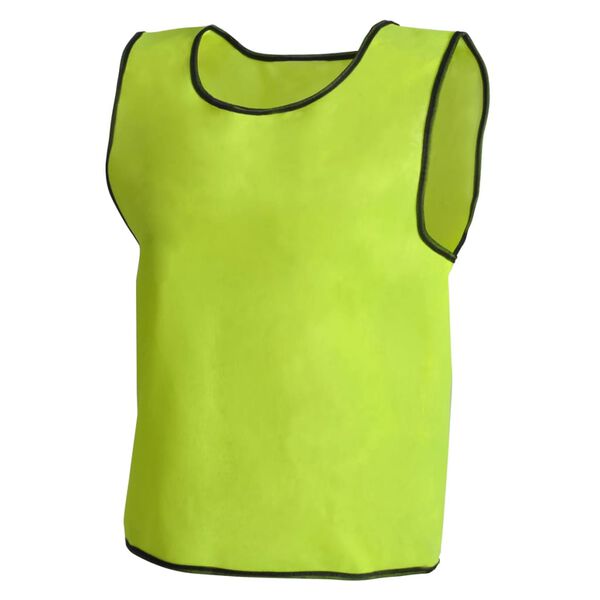 vidaXL Sport Bib 10 pcs Junior Yellow