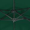 vidaXL Double-Head Garden Parasol Green 316x145 cm